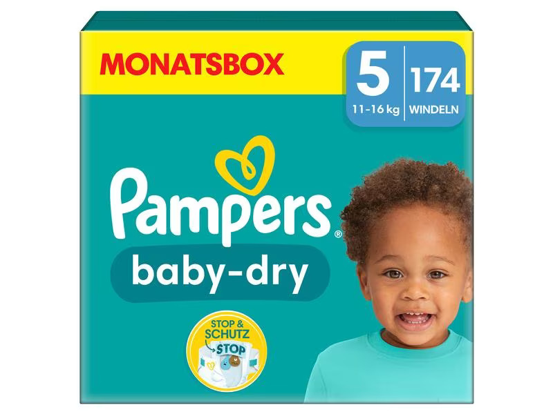 Pampers Windeln Baby Dry Junior Grösse 5
