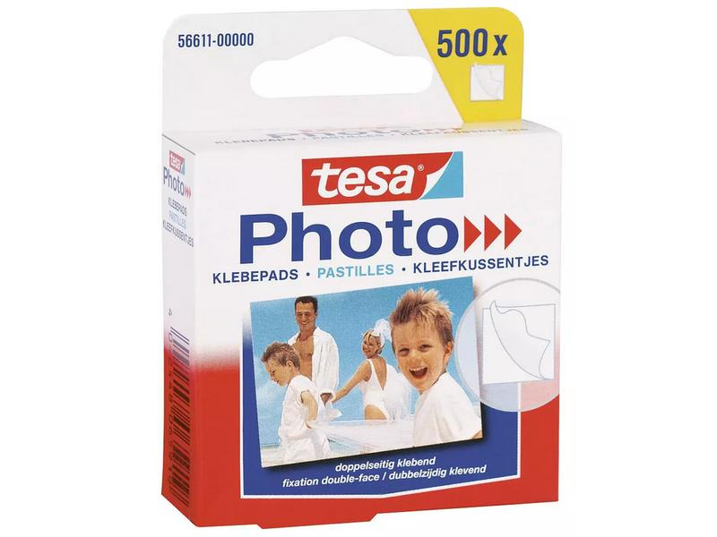 tesa Klebepads-Set Photo, 3x 500 Stück