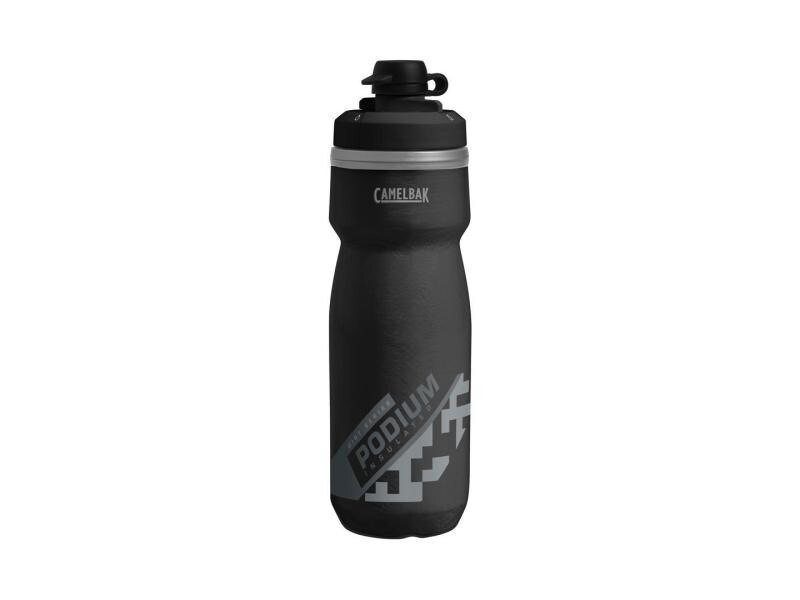 CamelBak Bidon Podium Chill Dirt, Schwarz