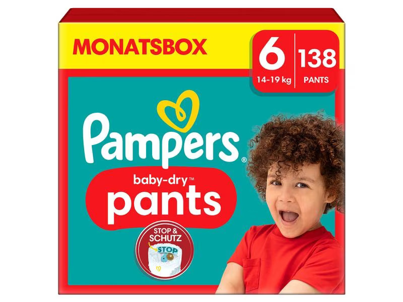 Pampers Windeln Baby Dry Pants Extra Large Grösse 6