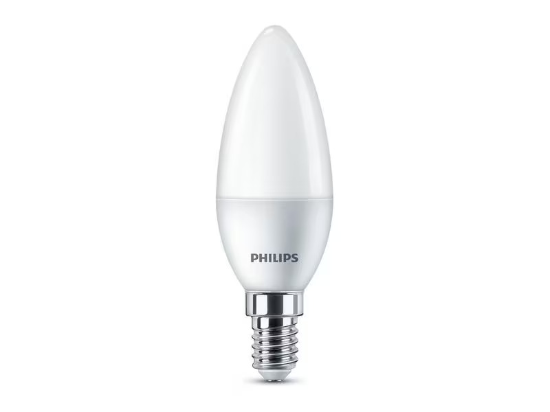 Philips LED Standard Kerze, E14 3er-Set Warmweiss 40W Ersatz, nondim