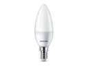 Philips LED Standard Kerze, E14 3er-Set Warmweiss 40W Ersatz, nondim