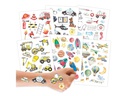 Papierdrachen Tattoo Set Berufe