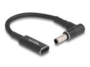 Delock Ladekabel USB-C zu Samsung 5.5 x 3 mm 90° gewinkelt, 15 cm
