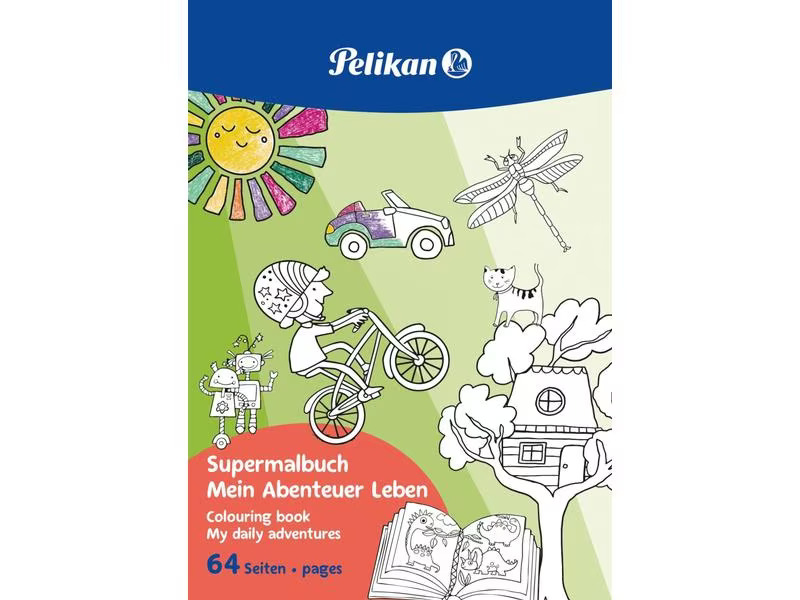 Pelikan Malbuch Mein Abenteuer Leben 64 Seiten, FSC