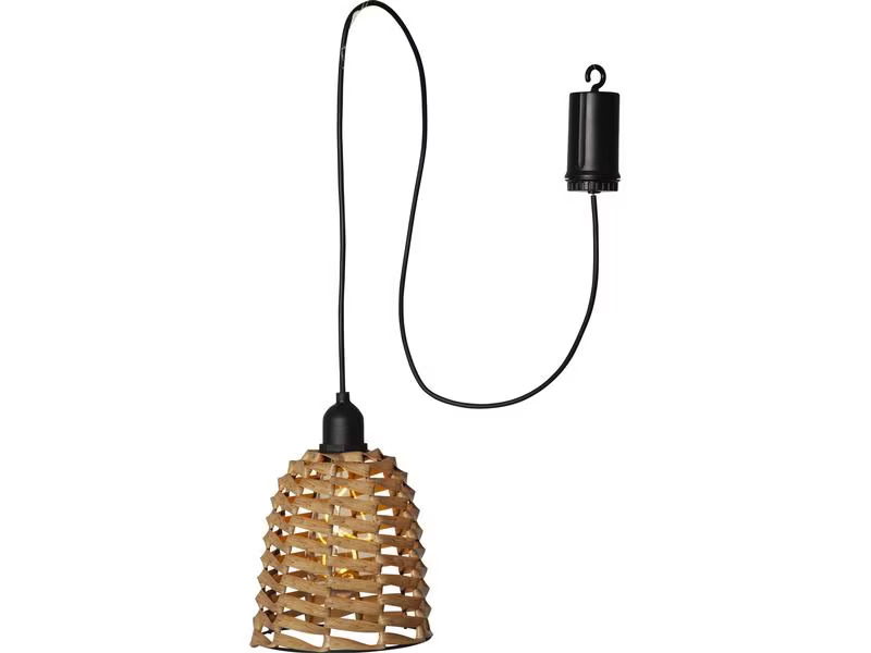 Star Trading Pendelleuchte Twine, Braun