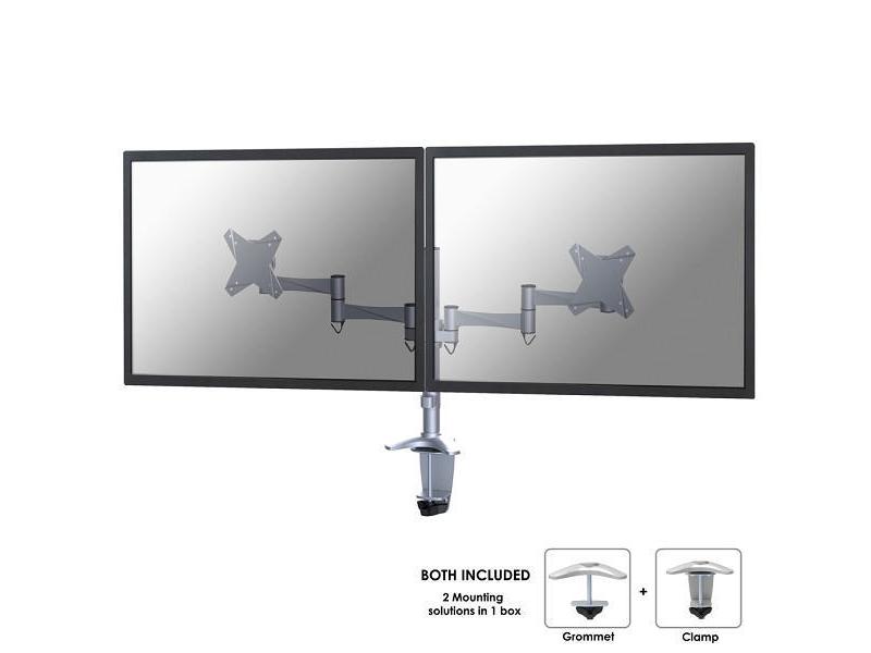 NEOMOUNTS Tischhalterung FPMA-D1330DSILVER bis 18 kg – Silber