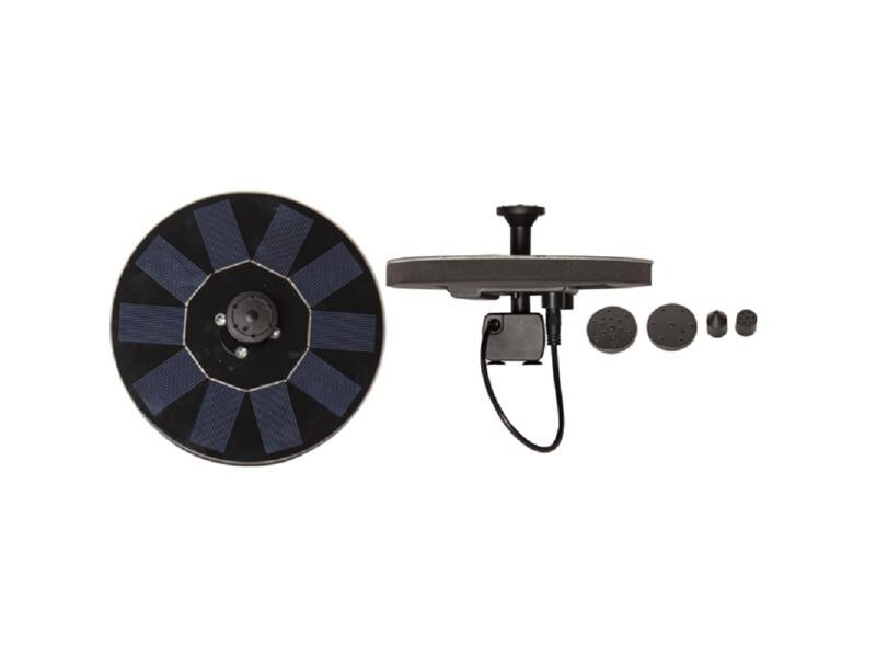 Star Trading Solardekoration Fountain, RGB, Schwarz, IP68