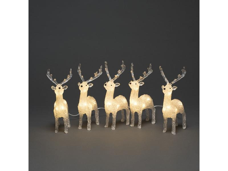 Konstsmide LED-Figur Rentier 5 x 8 LED