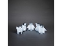 Konstsmide LED-Figur Acrylic 12.5cm Pinguine 5er Set