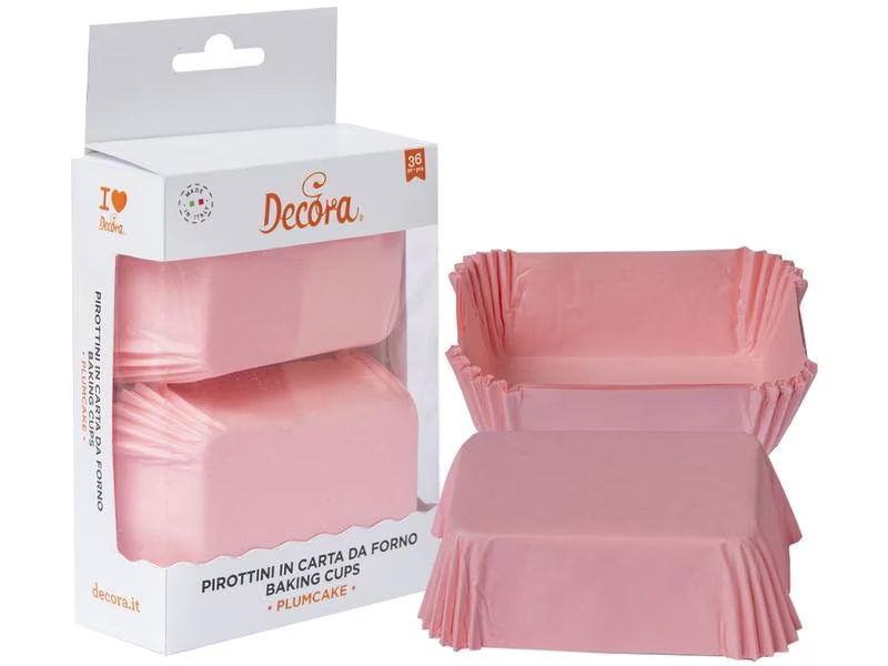 Decora Mini-Cake-Backform 36 Stück, Rosa