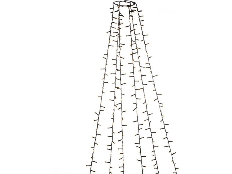 Konstsmide LED Baummantel mit Ring 6 Stränge, 660 Lampen