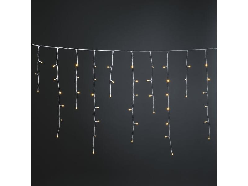 Konstsmide LED-Lichtervorhang Eisregen, 10 Meter, 400 LED