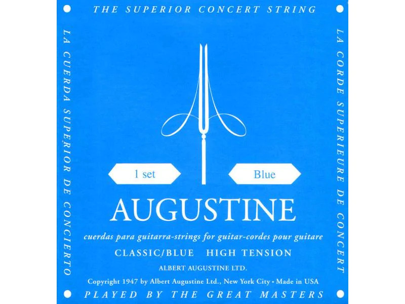 Augustine Gitarrensaiten Classic Blue Hard