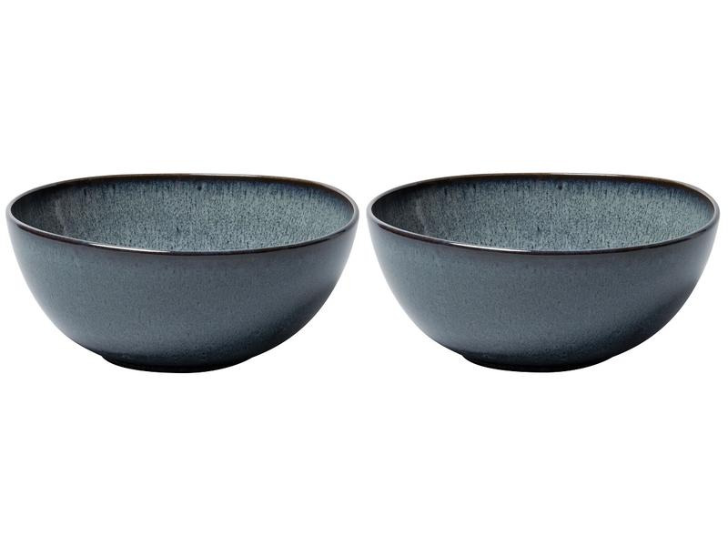 Villeroy &amp; Boch Schüssel Lave 25.5 cm, 2 Stück, Grau