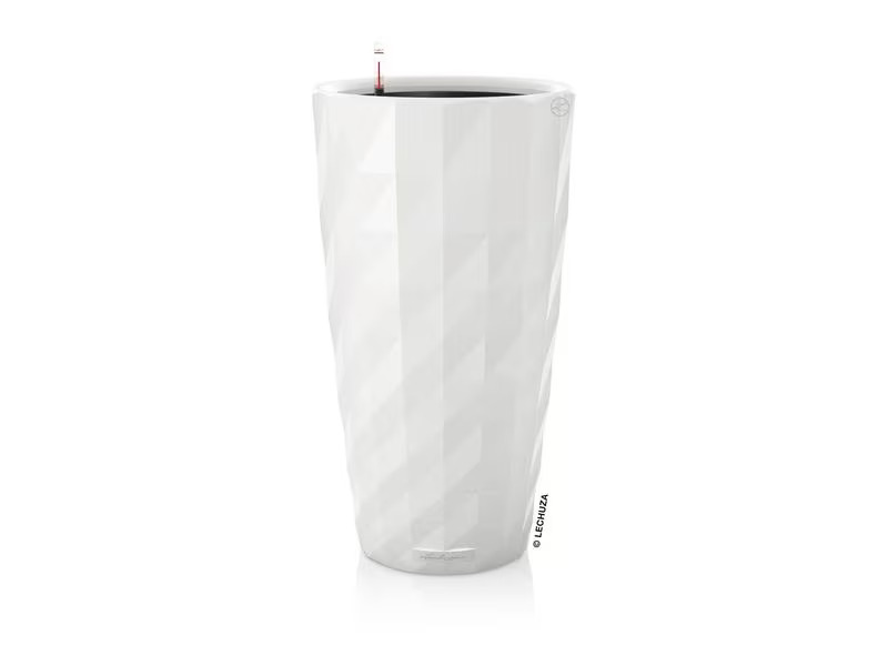 Lechuza Blumentopf Diamante Premium 40, Weiss