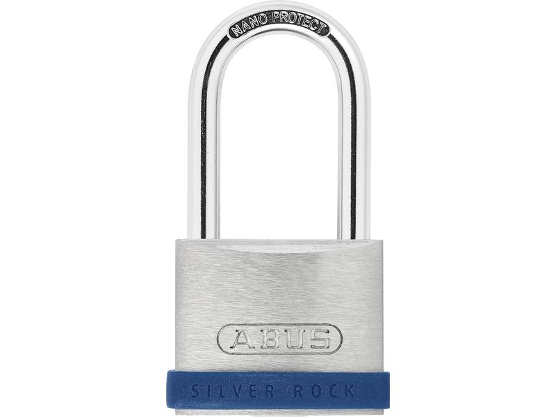 Abus Vorhängeschloss Silver Rock  5/40HB40 Silber Zink