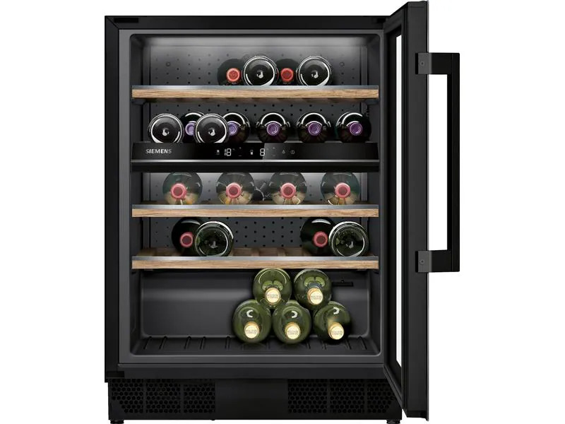 Siemens Weinkühlschrank iQ500 KU21WAHG0 Schwarz, Rechts, Wechselbar