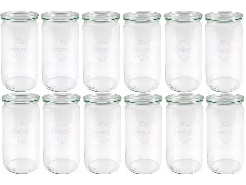 Weck Einmachglas 340 ml, 12 Stück