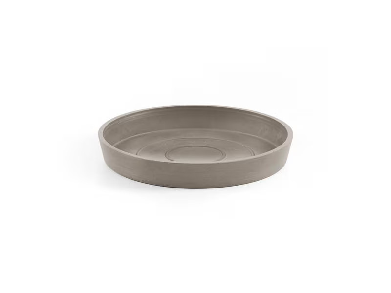 Ecopots Unterteller Rund 21, French Taupe