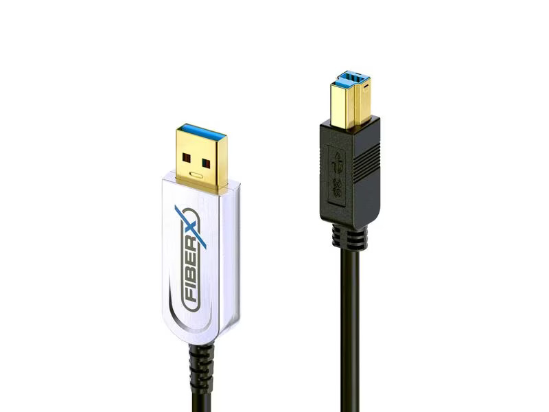 FiberX USB 3.1-Kabel FX-I645 AOC USB A - USB B 7 m