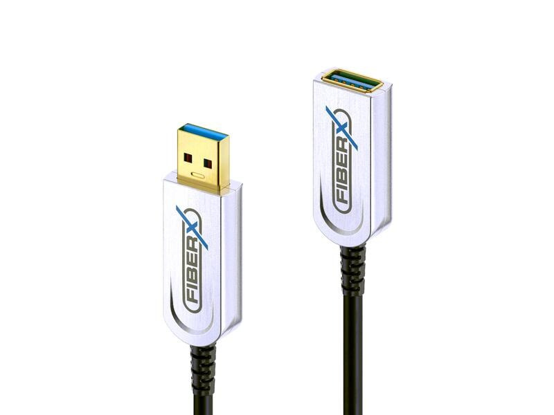 FiberX USB 3.1-Verlängerungskabel FX-I650 AOC USB A - USB A 12 m
