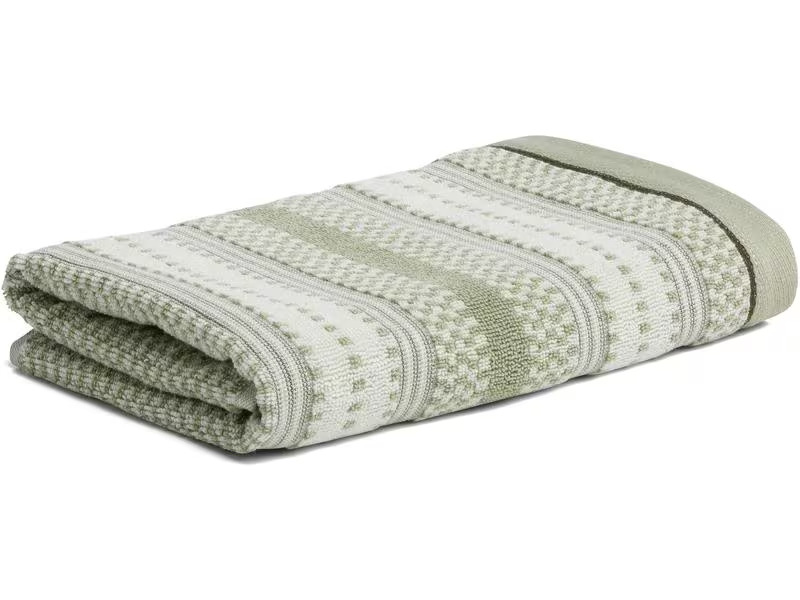 Möve Handtuch Organic Allover 50 x 100 cm, Grün
