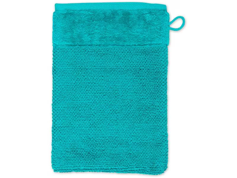 Möve Waschlappen Bamboo Luxe 15 x 20 cm, Türkis