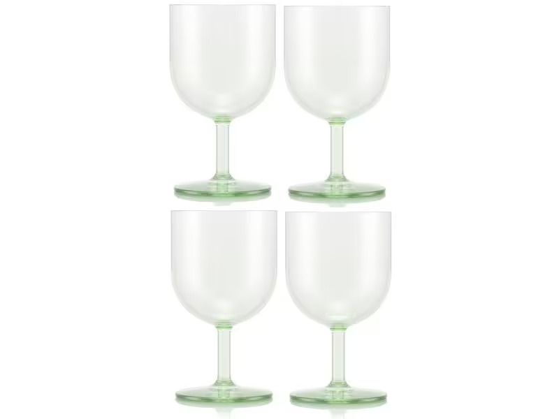 Bodum Outdoor-Weinglas Oktett 250 ml, Grün, 4 Stück