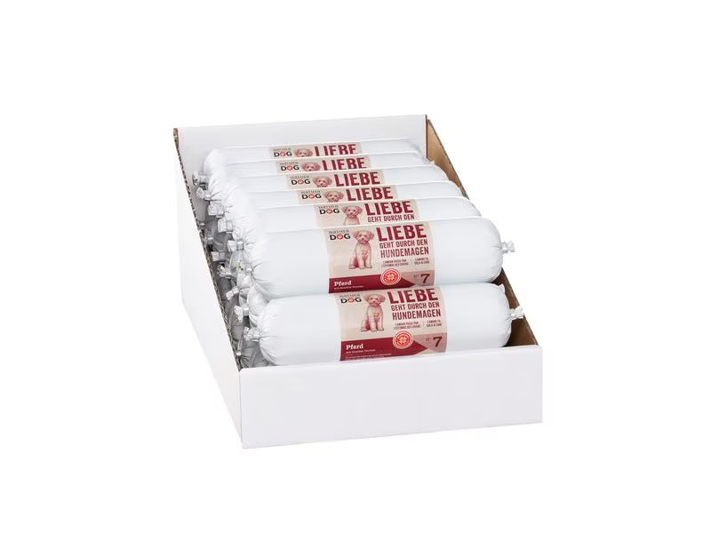 naturaDog Nassfutter Pferd mit Gemüse Terrine Multipack, 20 x 400 g
