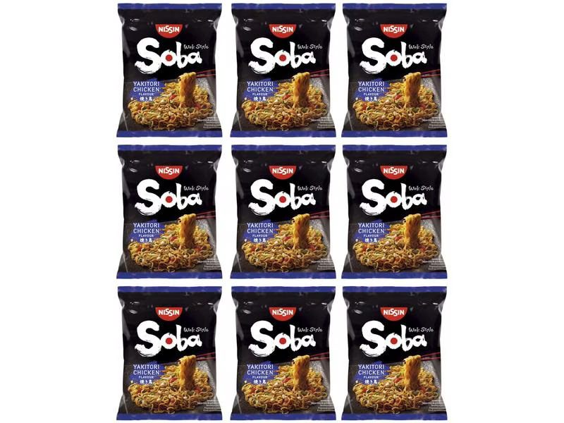 Nissin Food Soba Yakitori Chicken 9 x 110 g