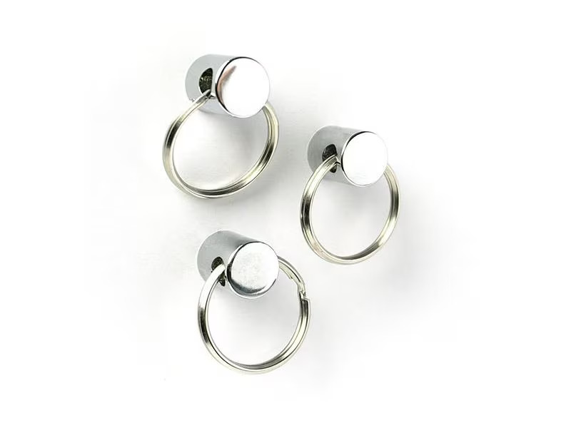 Trendform Hakenmagnet Ringe 3er Set, Silber