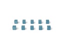 Trendform Haftmagnet Kubiq 10er Set , Blau