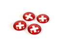 Trendform Haftmagnet EYE Swiss Kreuz 4er Set, Rot