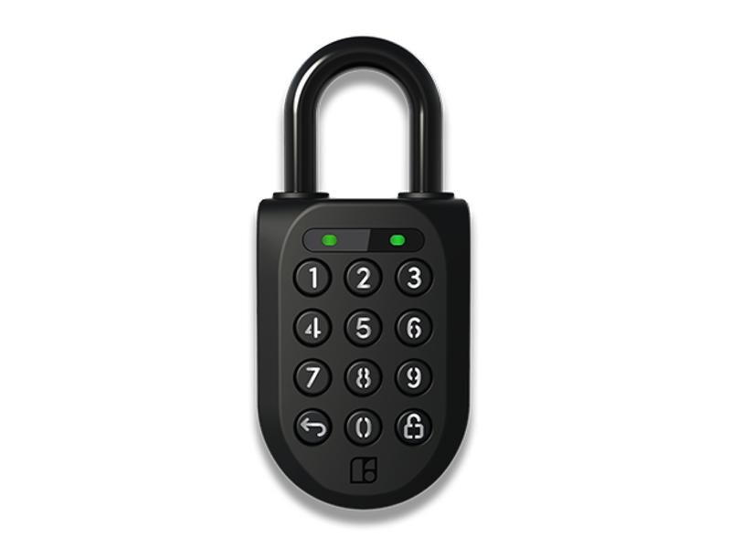 igloohome Sicherheitsschloss Padlock 2, Schwarz, Edelstahl