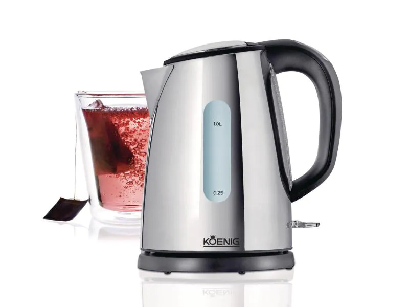Koenig Wasserkocher Chrome Line 1 l, Chrom
