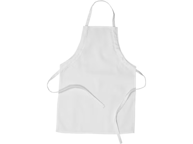 Creativ Company Schürze 61 x 43 cm Kinder Baumwolle, Weiss