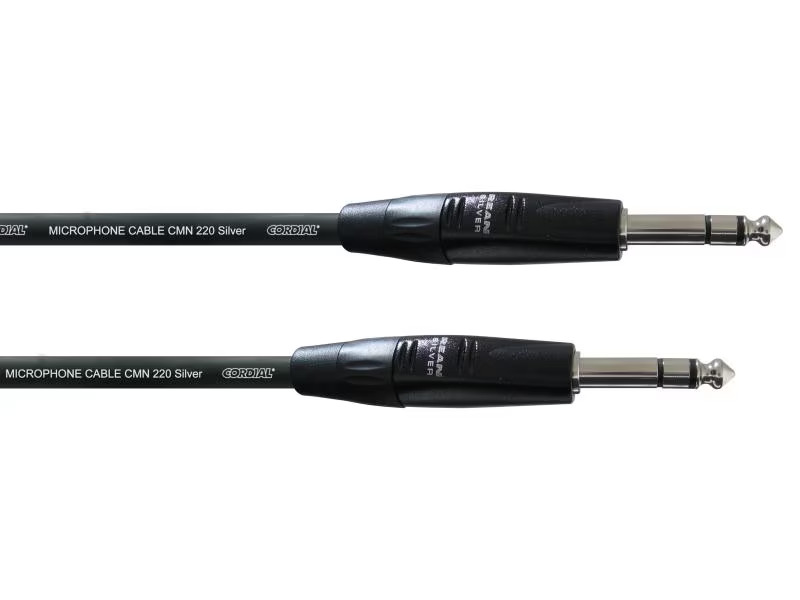 Cordial Klinkenkabel 6.3 mm 1.5 m, Schwarz