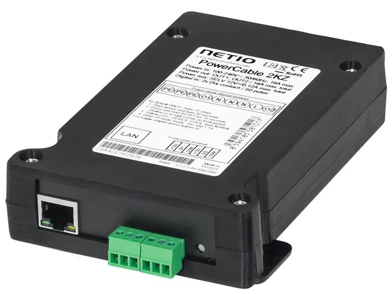 NETIO PDU PowerCable 2KZ 2x 230 V geschaltet