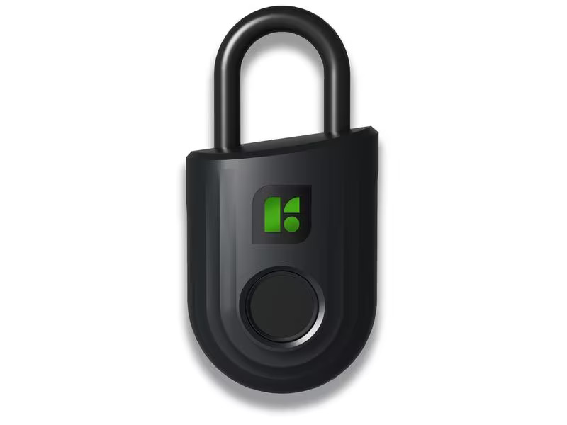 igloohome Padlock Lite, Fingerprint, Schwarz