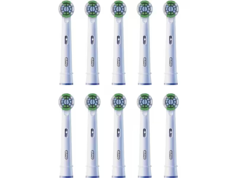 Oral-B Zahnbürstenkopf Precision Clean 10 Stück, Weiss