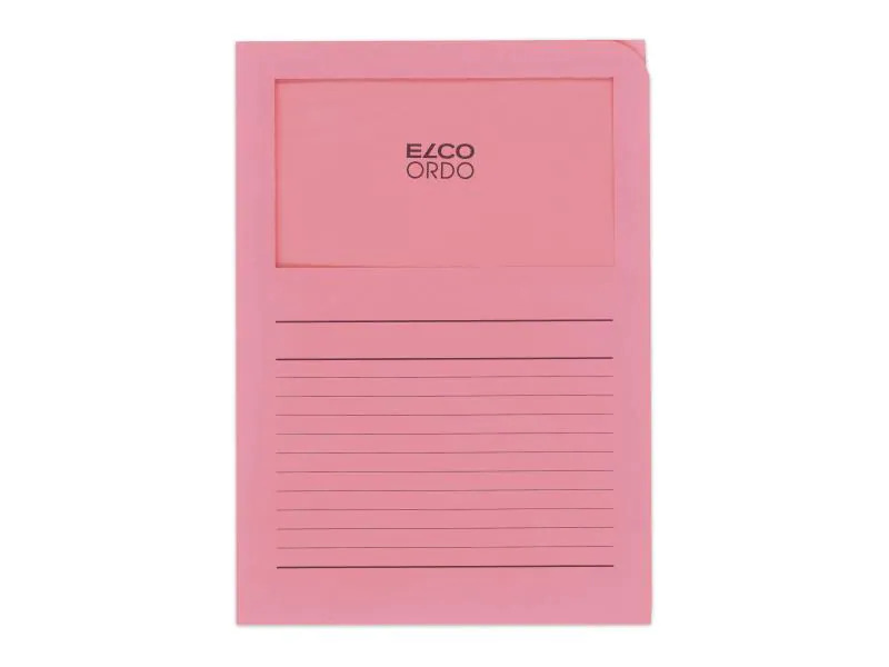 ELCO Sichthülle Ordo Classico A4 Rosa, 10 Stück
