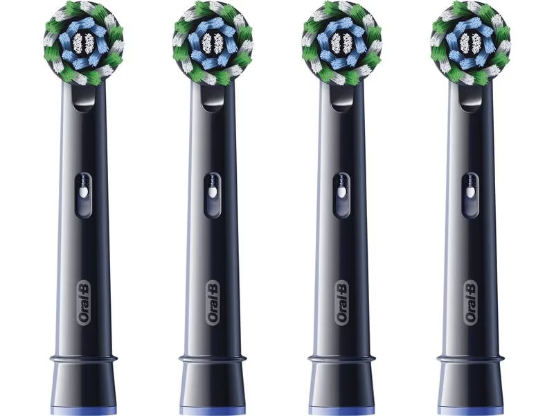 Oral-B Zahnbürstenkopf CrossAction 1 Stück, Schwarz