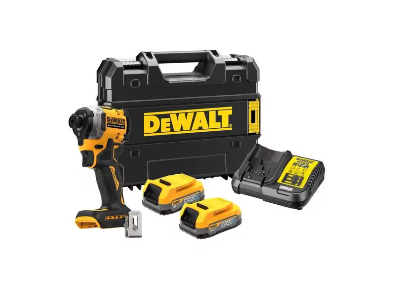 DeWalt Akku-Schlagschrauber 18 V 1/4, 2x 1.7 Ah Akku, Kit