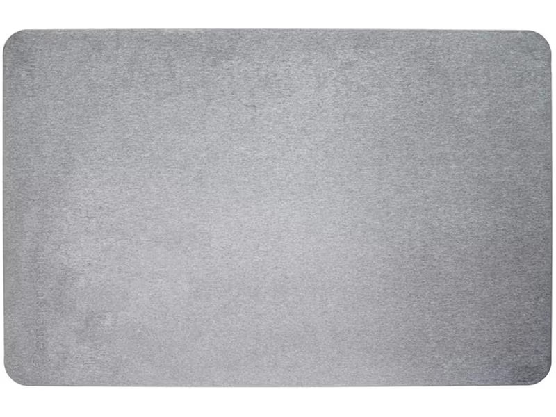 Moonstone Badteppich aus Diatomit 40 x 60 cm, Hellgrau