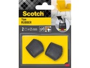 3M Stuhlbeingleiter Ø 25 mm, Schwarz, 2er Pack