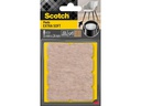 3M Filzgleiter Extra-Soft, 35 mm x 24 mm, Beige, 8er Pack