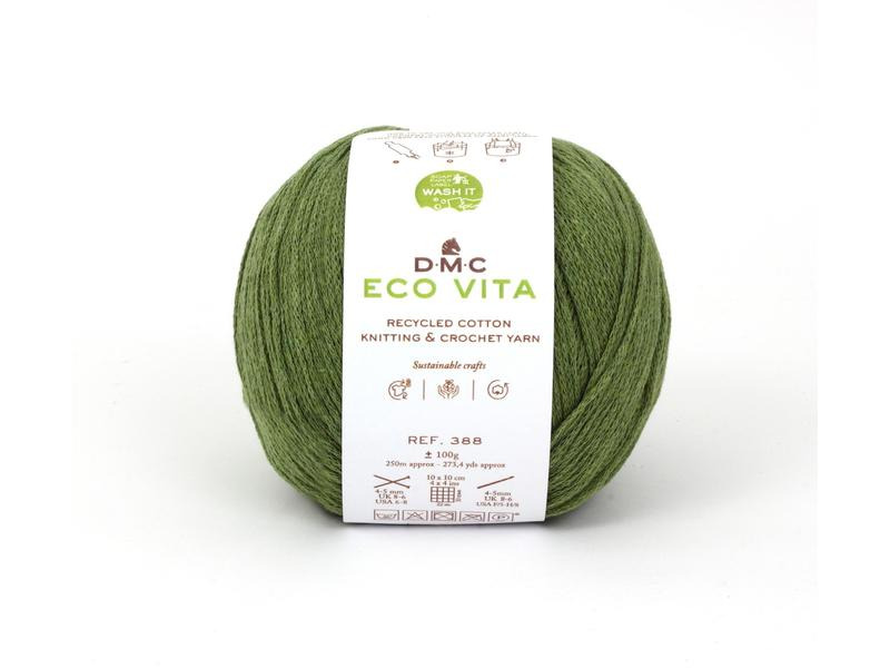 DMC Wolle Eco Vita 100 g, Grasgrün