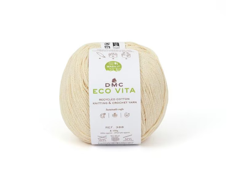 DMC Wolle Eco Vita 100 g, Hellgelb