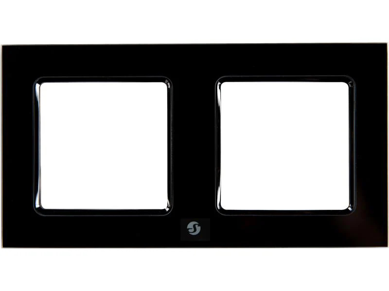 Shelly Wall Frame 2 für Shelly Wall Switch schwarz